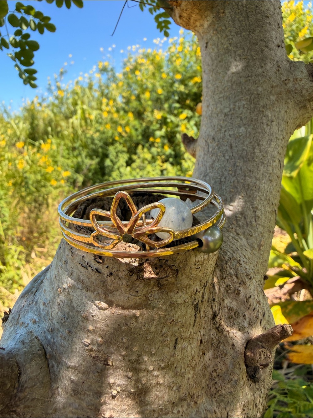 Gold-filled Bangle Bracelet Set